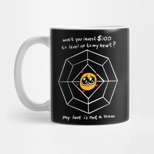 Ponzi Scheme My Love WHITE OUTLINE Mug